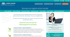 Desktop Screenshot of boutique.action-sociale.org