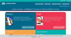 Desktop Screenshot of action-sociale.org